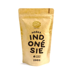 Káva Zlaté Zrnko - Indonésie - "HOŘKÁ" 1 kg ZRNKOVÁ