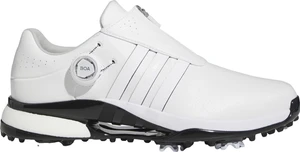 Adidas Tour360 24 BOA Boost Mens Golf Shoes White/Cloud White/Core Black 44 2/3 Calzado de golf para hombres