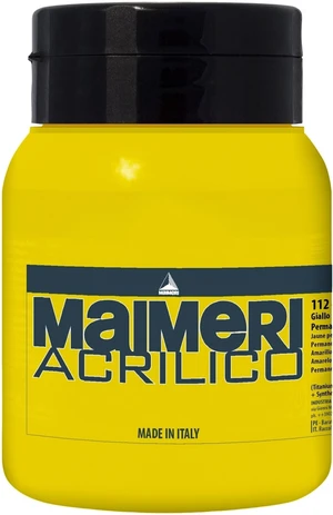 Maimeri Acrilico Acrylic Paint Permanent Yellow Lemon 112 500 ml 1 pieza