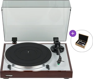 Thorens TD 402 DD Walnut Cleaning SET Walnut Hi-Fi Gramofon