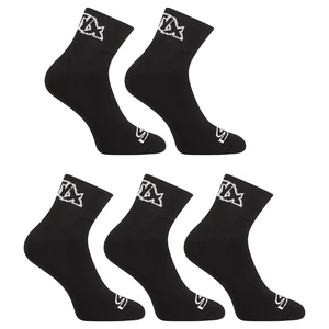 5PACK Styx ankle socks black