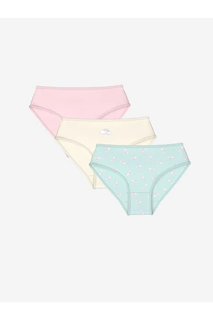 LC Waikiki LCW Printed Girl's Panties 3-Piece