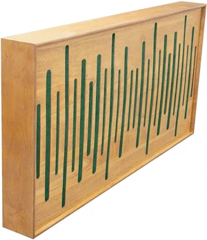 Mega Acoustic FiberExcellentPRO120 Natural/Green Panneau de bois absorbant