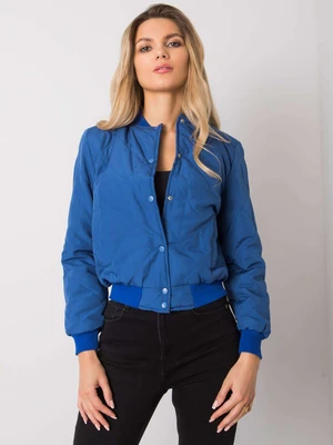 Women's quilted bomber jacket Sherise - dark blue