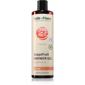 Folk & Flora Grapefruit osviežujúci sprchový gél 400 ml