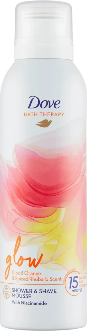 Dove Sprchová a holicí pěna Glow (Shower & Shave Mousse) 200 ml