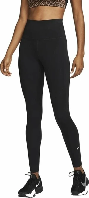 Nike Dri-Fit One Womens High-Rise Leggings Black/White S Pantalon de fitness