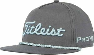 Titleist Tour Rope Flat Bill Charcoal/Sky UNI Cuffia