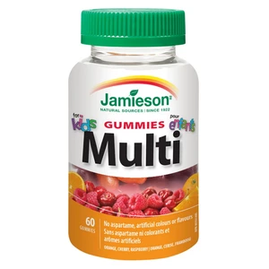 JAMIESON Multi kids Gummies 60 želatínových pastiliek