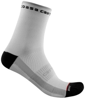 Castelli Rosso Corsa W 11 Sock White S/M Șosete ciclism