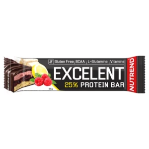 NUTREND Excelent proteín bar double citrón a malina s brusnicou 85 g