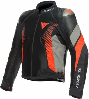 Dainese Super Rider 2 Absoluteshell™ Jacket Black/Dark Full Gray/Fluo Red 54 Textilní bunda