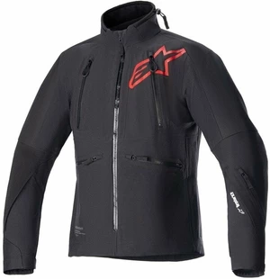 Alpinestars Hyde XT Drystar XF Jacket Black/Bright Red L Giacca in tessuto