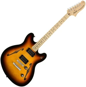 Fender Squier Affinity Series Starcaster MN 3-Tone Sunburst Guitare semi-acoustique