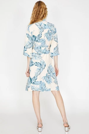 Koton Dress - Blue - Wrapover