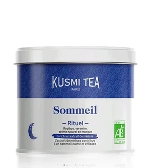 Kusmi Tea Organic Sleep sypaný čaj v plechovce 100g