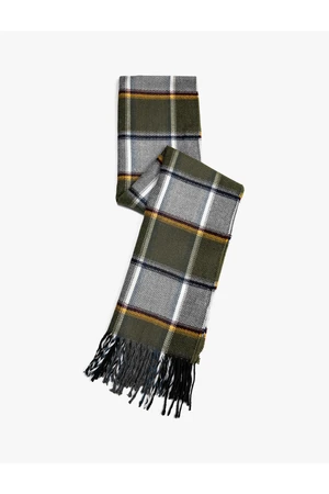 Koton Basic Plaid Scarf with Tassel Detail.