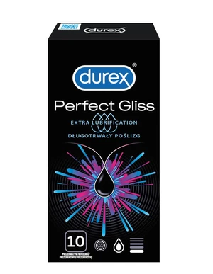 Durex Perfect Gliss kondomy 10 ks