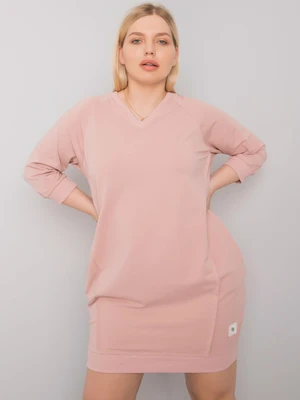 Powder pink cotton dress in Karissa size