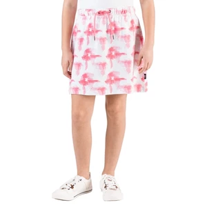 White-pink girls' patterned skirt SAM 73