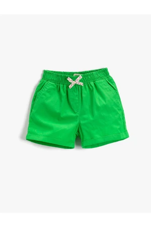 Koton Girls' Green/750 Shorts & Bermuda