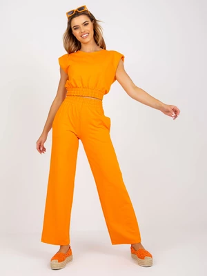 Basic orange sleeveless blouse RUE PARIS