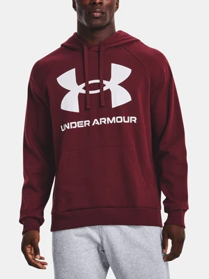 Under Armour Sweatshirt UA Rival Fleece Big Logo HD-RED - Men's