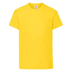 Yellow T-shirt for Children Original Fruit of the Loom