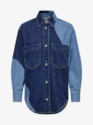 Blue Women's Denim Shirt ONLY Carrie - Women