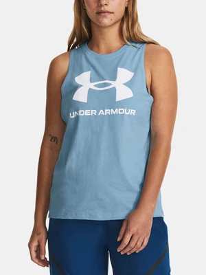 Under Armour Tank Top UA W LIVE SPORTSTYLE TANK-BLU - Women