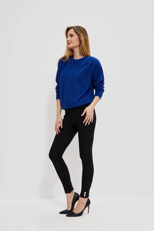 Plain, narrow trousers