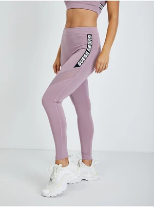 Light Purple Leggings Guess Angelica - Women