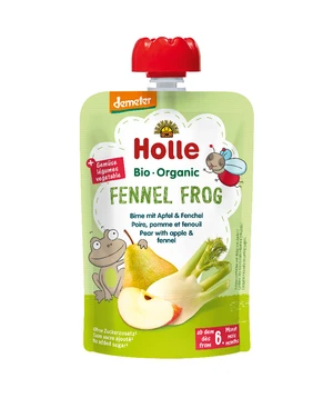 HOLLE Fennel Frog Bio pyré hruška jablko fenykl 100 g