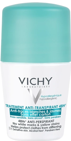 VICHY Antiperspirant 48h proti nadměrnému pocení beze skvrn 50 ml