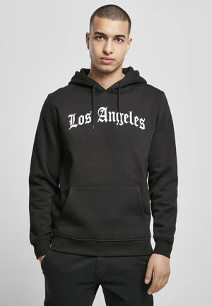 Los Angeles Wording Hoody Black