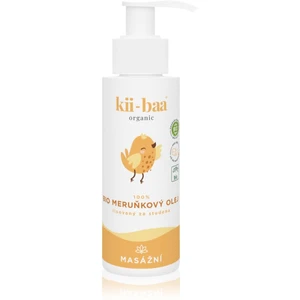 kii-baa® organic 100% Bio Oil Apricot masážní olej pro děti od narození 100 ml