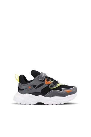 Slazenger Kajal Sneaker Boys Shoes Dark Gray Black