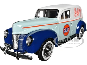 1940 Ford Sedan Delivery Light Blue and White "Gulf Oil-Gulfpride" "Gulf Die-Cast Collection" 1/24 Diecast Model Car by Motormax