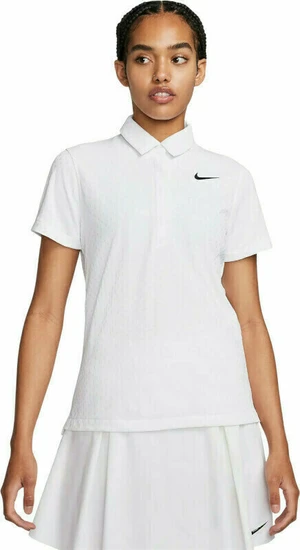 Nike Dri-Fit ADV Tour Womens White/Black S Koszulka Polo