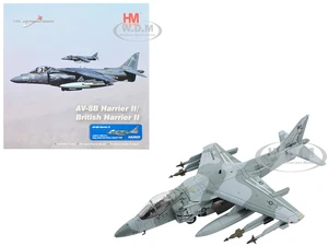 McDonnell Douglas AV-8B Harrier II Aircraft "VMA-311 King Abdul Aziz Base" (1990) United States Marines "Air Power Series" 1/72 Diecast Model by Hobb