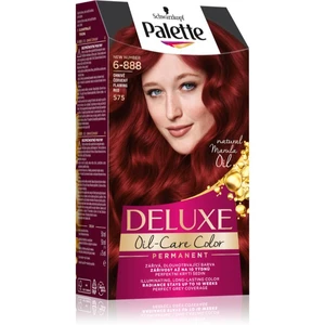 Schwarzkopf Palette Deluxe permanentní barva na vlasy odstín 6-888 Ohnivě červený 1 ks