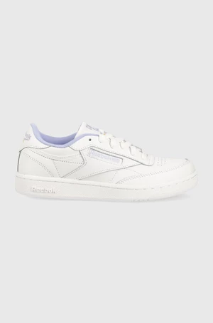 Dětské sneakers boty Reebok Classic CLUB C bílá barva