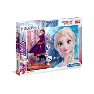 Clementoni - Puzzle Jewels 104 Frozen 2