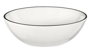 Miska s proužkem 11,5 cm A TABLE LIGNE NOIR ASA Selection - bílá