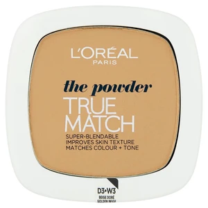 Loréal Paris True Match Golden Beige W3 kompaktní pudr 9 g