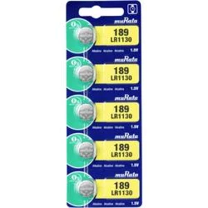 Knoflíkový článek LR 54 alkalicko-manganová Murata LR1130-BEAWW 70 mAh 1.5 V 5 ks