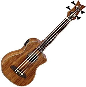 Ortega Caiman Natural Ukulele basso