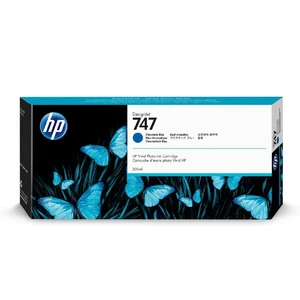 HP 747 P2V85A chromatická modrá (chromatic blue) originálna cartridge