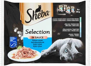 Sheba Kapsička Select Rybací Vyber St 4×85g