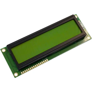 Display Elektronik LCD displej   žltozelená 16 x 2 Pixel (š x v x h) 122 x 44 x 11.1 mm DEM16215SYH-LY